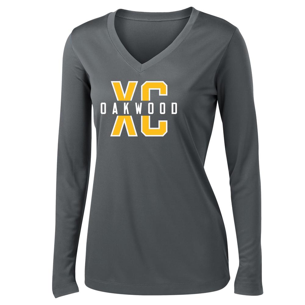 Women's Oakwood XC Competitor V-Neck Long-Sleeve Tech Tee