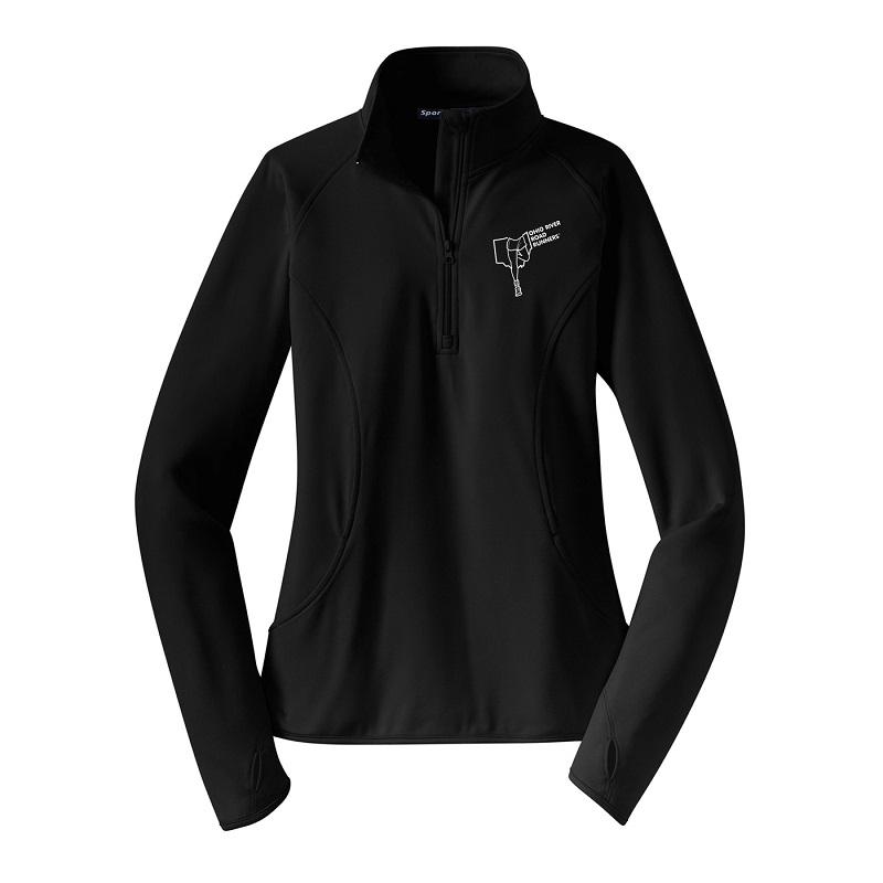 Chaqueta elástica con media cremallera ORRRC para mujer