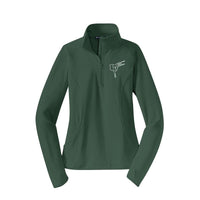 Chaqueta elástica con media cremallera ORRRC para mujer