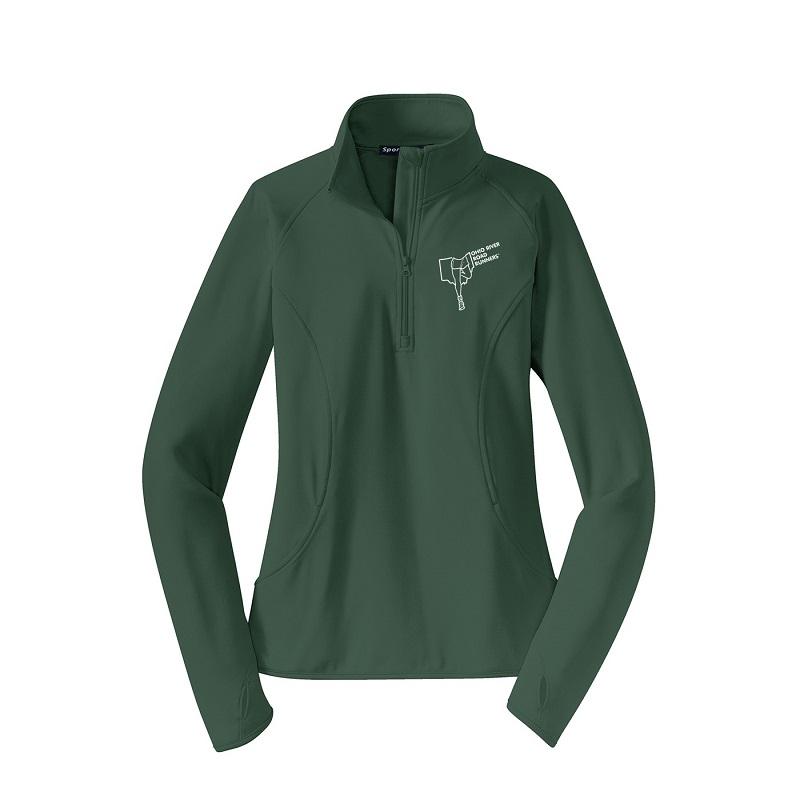 Chaqueta elástica con media cremallera ORRRC para mujer