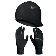 Conjunto esencial de gorro y guantes para mujer