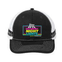 SNL 2025 Two-Stripe Snapback Trucker Cap