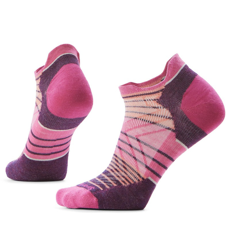 Women's Smartwool Run Zero Cushion Stripe Low Ankle Socks