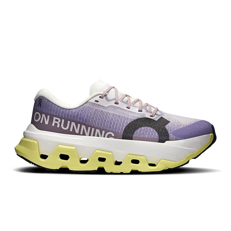 On Women's Cloudmonster Hyper 3 Lily/Limelight / 8