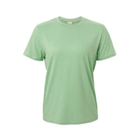 Camiseta de manga corta para mujer, talla grande, corte clásico