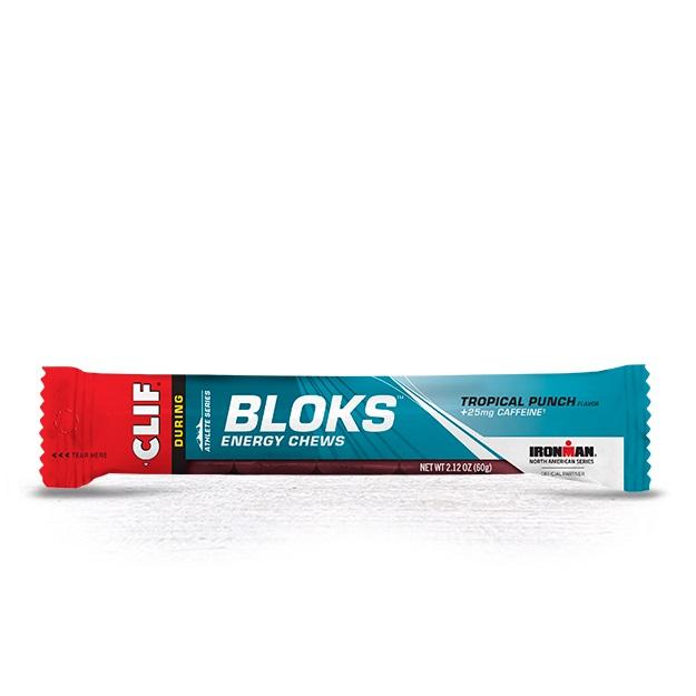 Masticables energéticos CLIF BLOKS sabor ponche tropical