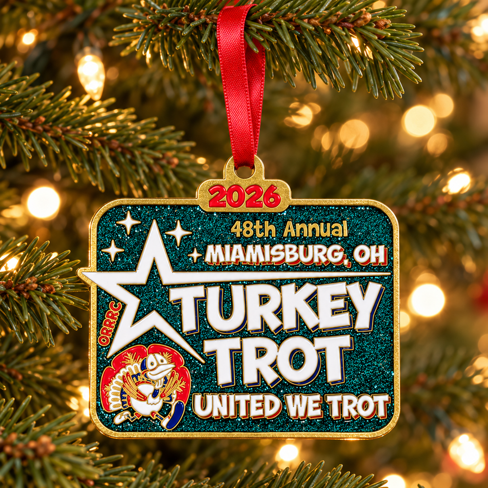 2026 ORRRC Miamisburg Turkey Trot Ornament