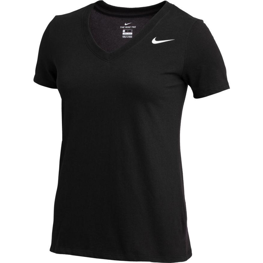 Camiseta de manga corta con cuello en V Nike Dri-FIT para mujer
