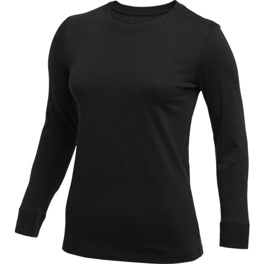 Camiseta de manga larga de algodón Nike Core para mujer
