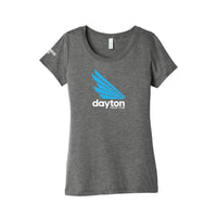 Camiseta de manga corta DTC Tri-Blend para mujer