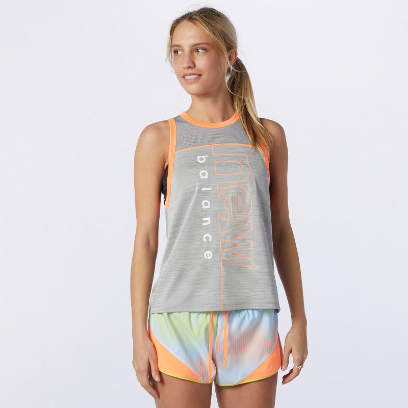 Camiseta de tirantes estampada Fast Flight de New Balance para mujer
