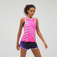 Camiseta de tirantes estampada Fast Flight de New Balance para mujer