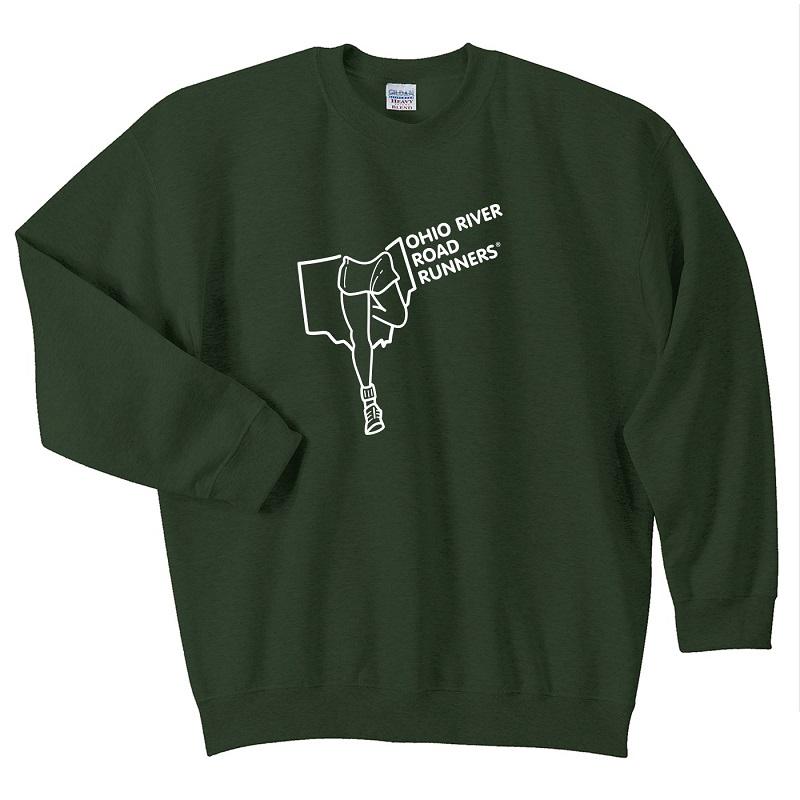 Sudadera con cuello redondo de mezcla pesada ORRRC