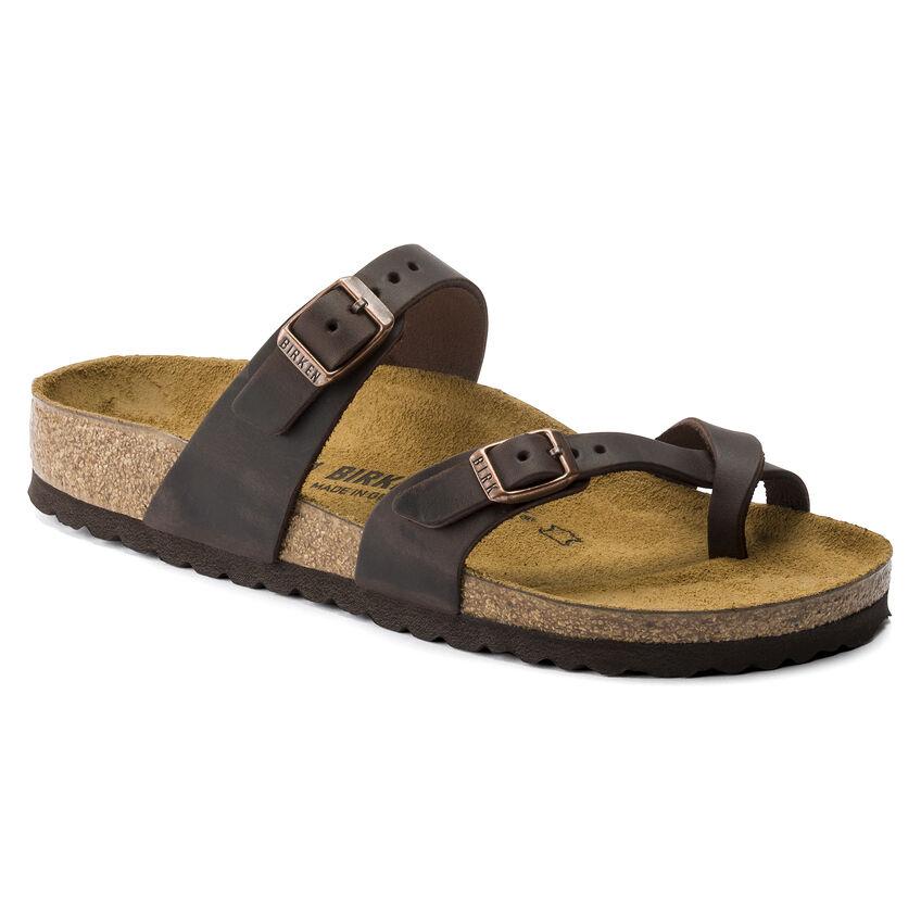 Birkenstock Mayari de cuero engrasado
