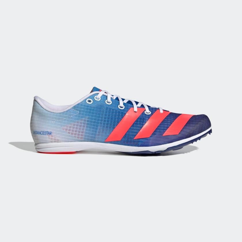Zapatillas de atletismo con clavos unisex adidas Distancestar