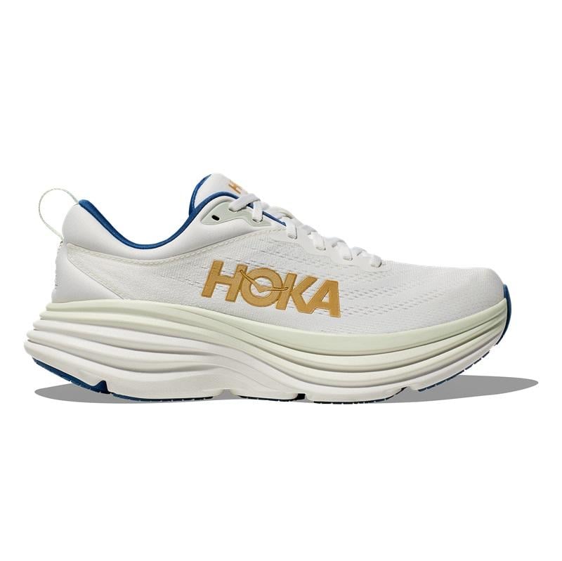 NIB Hoka One One Men\'s Bondi 8 Running Shoes WBLC‎ WHITE GOLD Hoka Bondi 8 Running Shoes Men main image 2