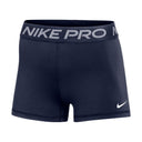 Pantalones cortos Nike Pro de 3 pulgadas para mujer