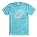 Camiseta unisex de manga corta de mezcla triple "I Get Around the Track"