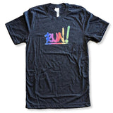 Camiseta unisex de manga corta de triple mezcla Run!
