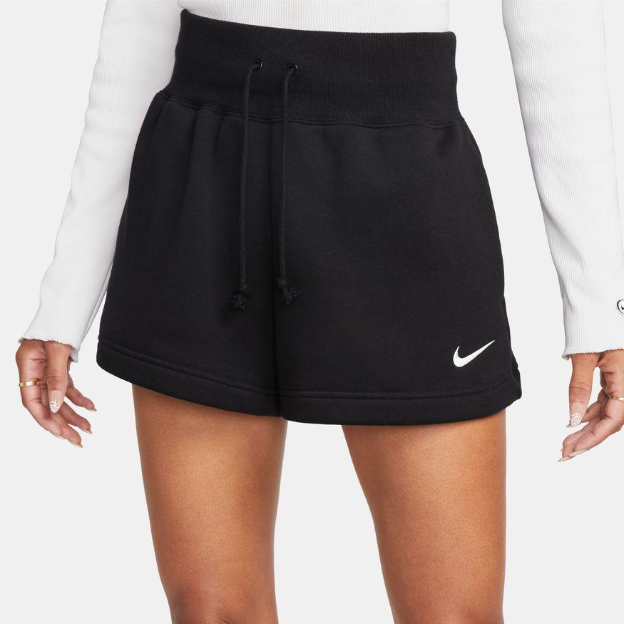 Pantalones cortos de cintura alta Nike Sportswear Phoenix Fleece para mujer