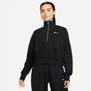 Sudadera corta extragrande de forro polar Nike Sportswear Phoenix para mujer con media cremallera