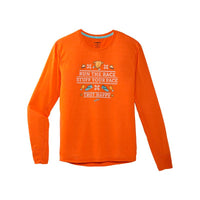 Camiseta de manga larga Brooks Distance Graphic para hombre