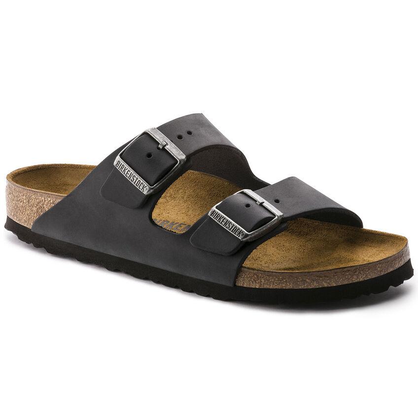 Birkenstock Arizona de cuero engrasado