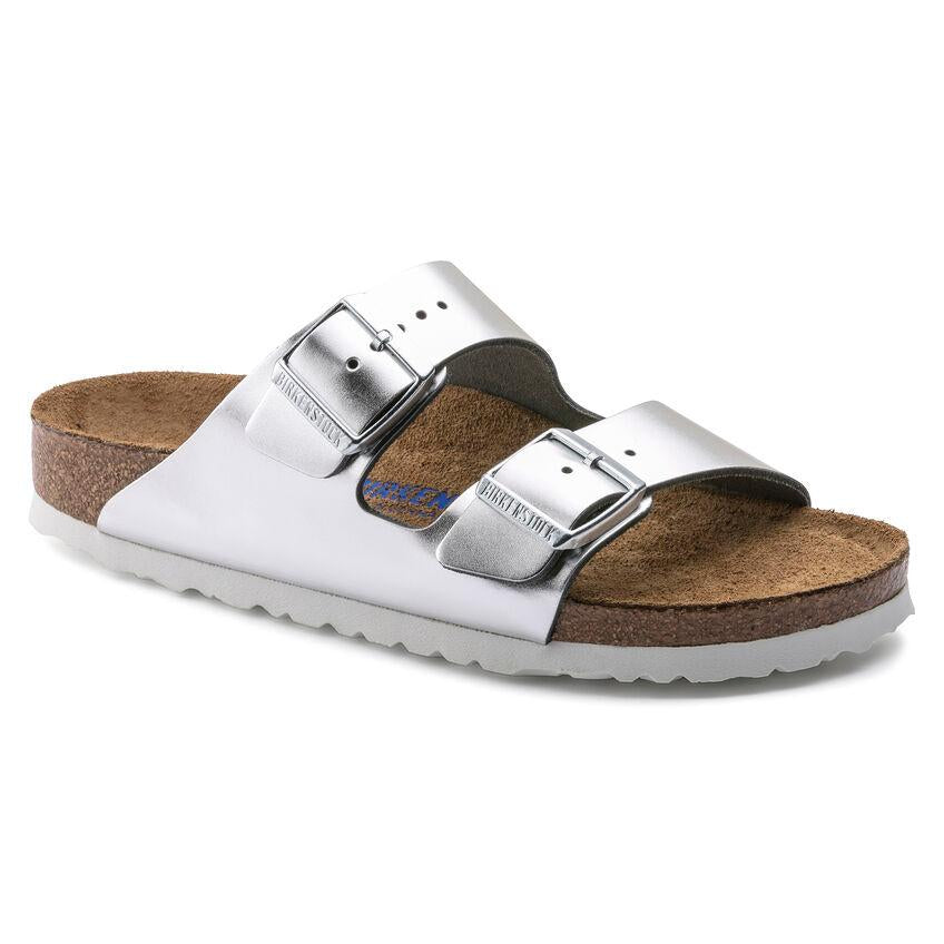 Birkenstock Arizona Soft Footbed Cuero Metalizado