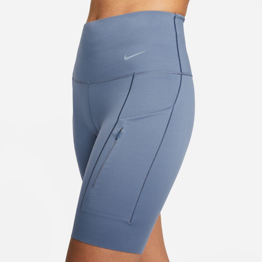 Shorts ciclistas Nike Go de cintura alta de 20 cm para mujer