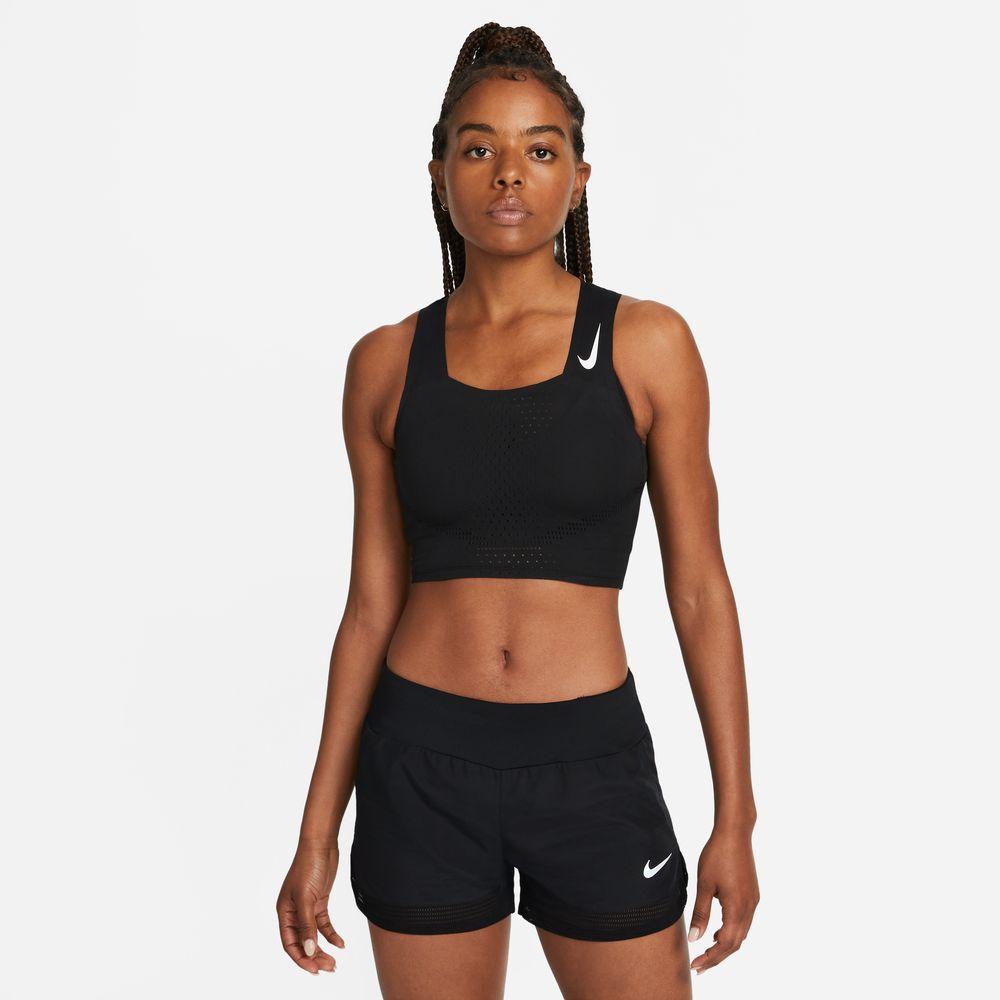 Top corto Nike AeroSwift para mujer