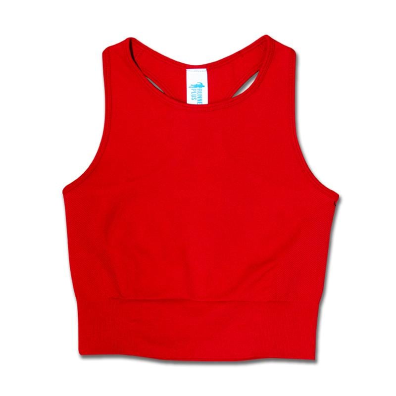 Women's Runners Plus Force Seamless Crop Tank