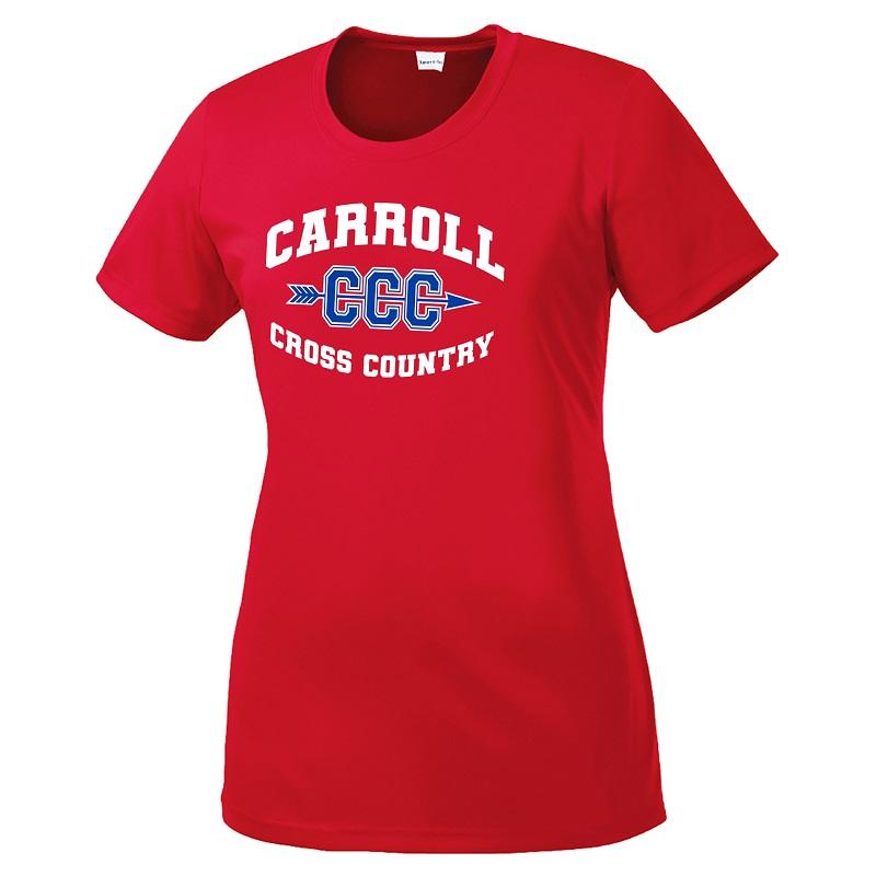 Camiseta técnica de competición Carroll XC de manga corta para mujer