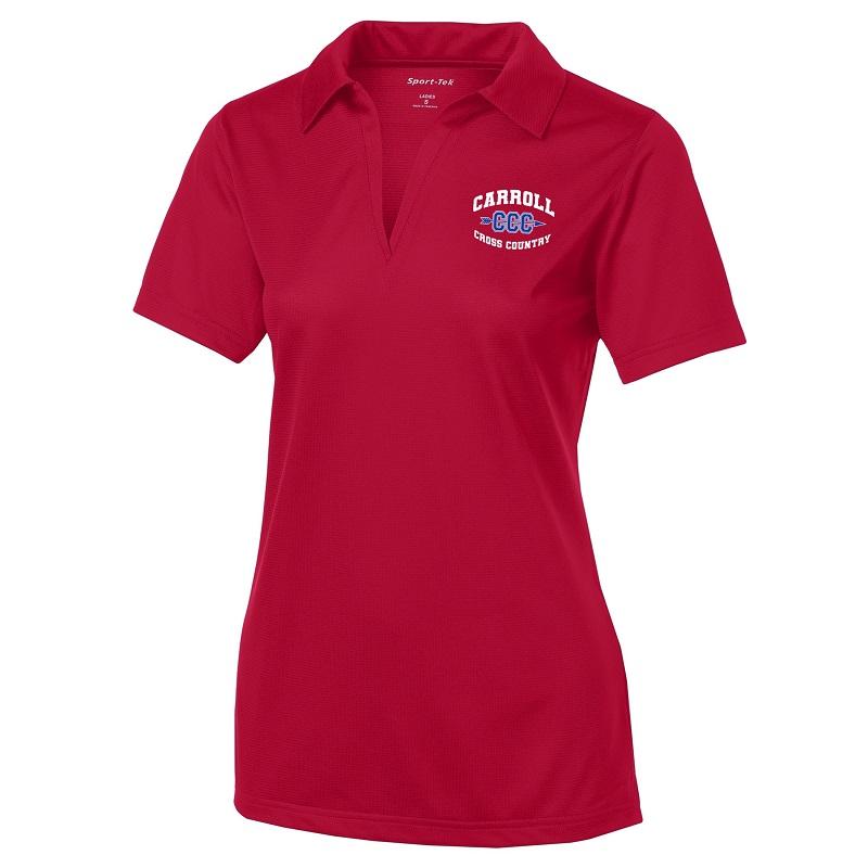 Polo texturizado activo Carroll XC para mujer