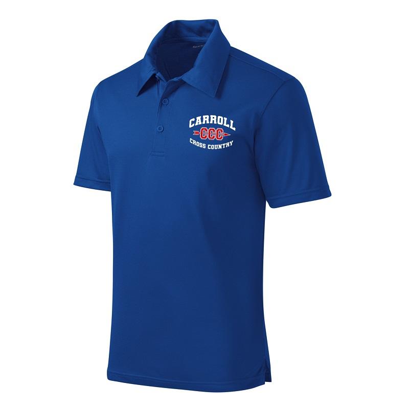Polo texturizado activo Carroll XC para hombre