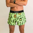 Pantalones cortos de running ChicknLegs de 4" con abertura para hombre