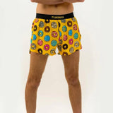 Pantalones cortos de running ChicknLegs de 4" con abertura para hombre