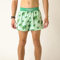 Pantalones cortos de running ChicknLegs de 4" con abertura para hombre