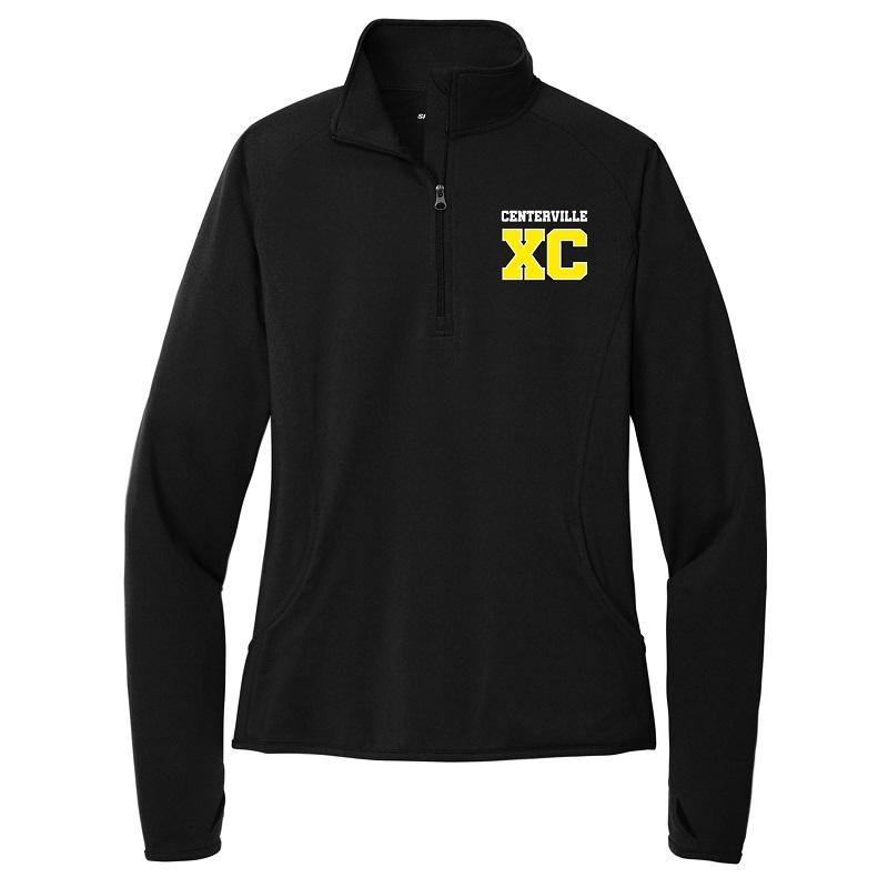 Malla elástica de media cremallera Centerville XC para mujer