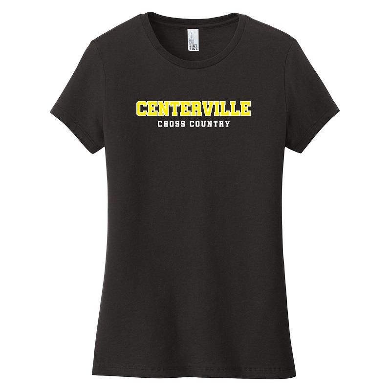Camiseta de manga corta de Centerville XC para mujer