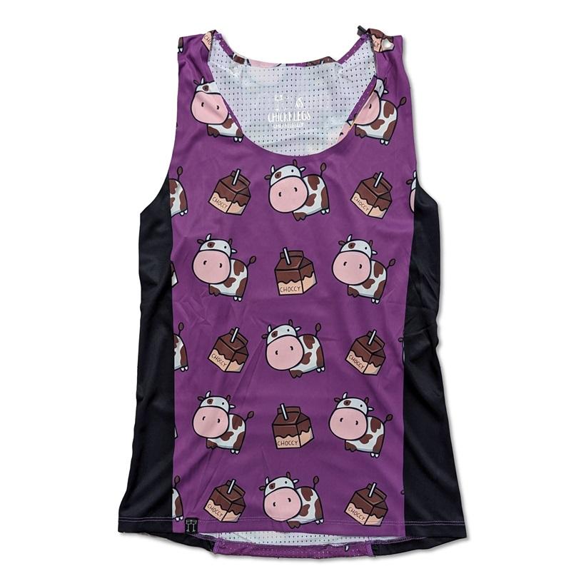 Camiseta de tirantes de rendimiento ChicknLegs para mujer