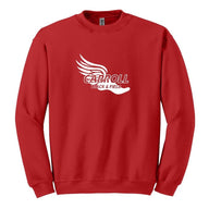 Sudadera unisex de cuello redondo de mezcla pesada Carroll Track