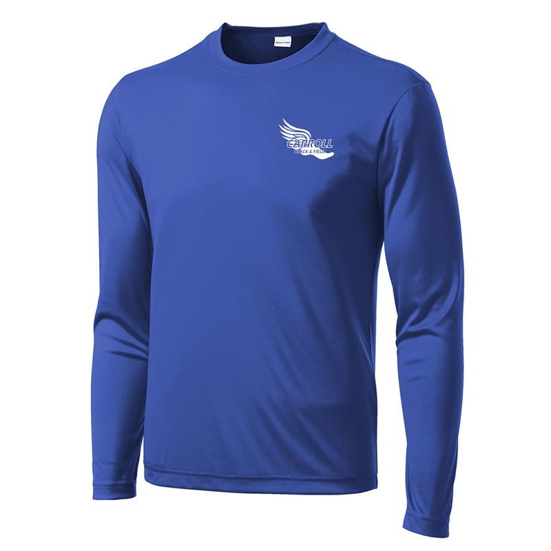 Camiseta técnica de manga larga de competición de pista Carroll para hombre