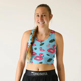 Tops cortos ChicknLegs PWR para mujer