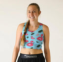Tops cortos ChicknLegs PWR para mujer