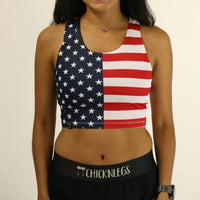 Tops cortos ChicknLegs PWR para mujer