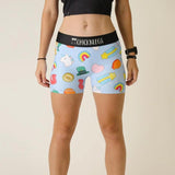 Pantalones cortos de compresión ChicknLegs de 3" para mujer