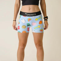 Pantalones cortos de compresión ChicknLegs de 3" para mujer