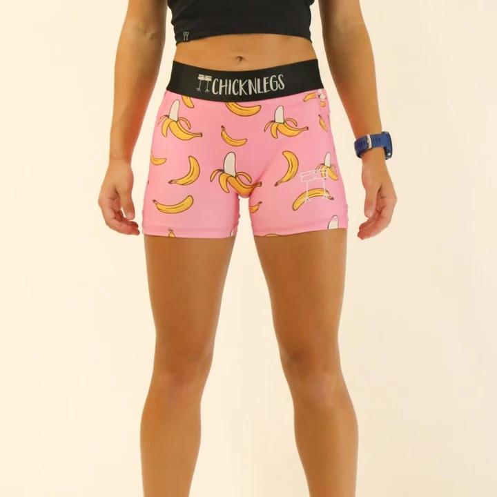 Pantalones cortos de compresión ChicknLegs de 3" para mujer