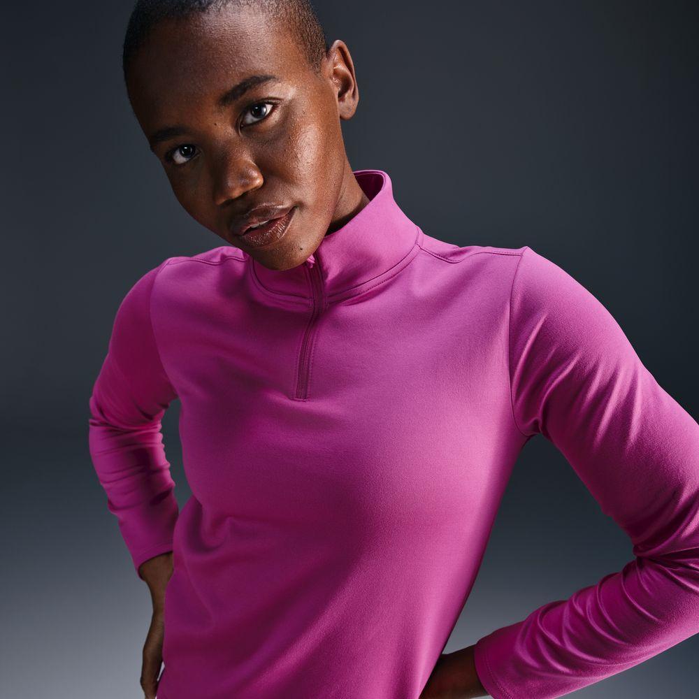 Camiseta Nike Therma-FIT One con media cremallera para mujer