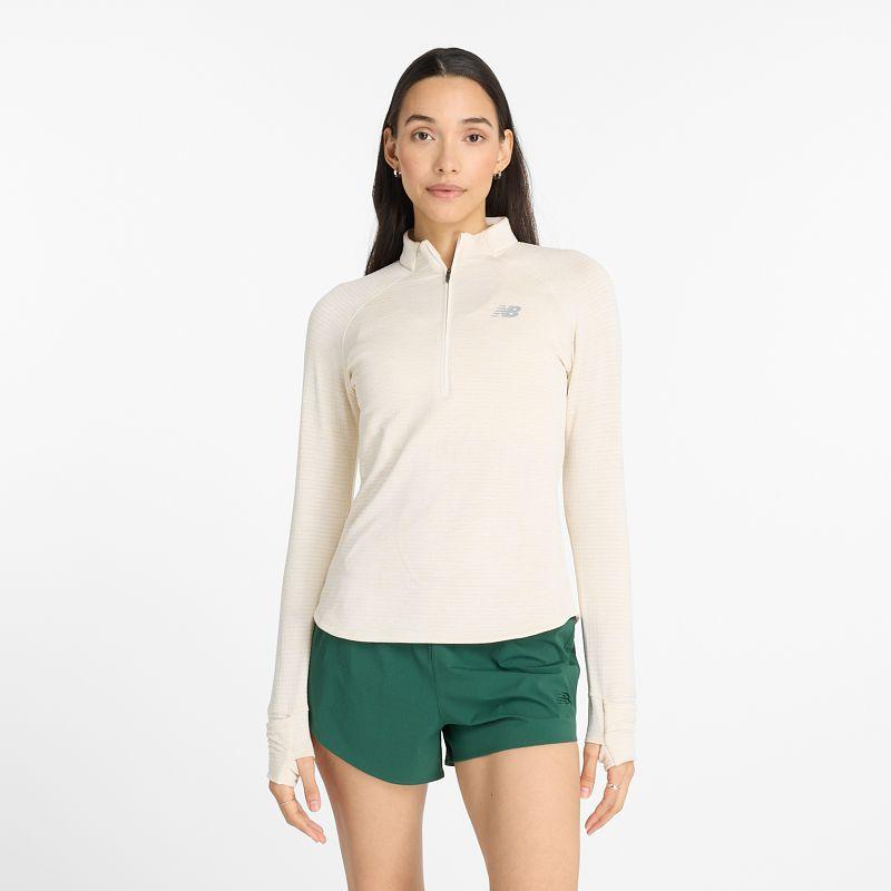 Chaqueta New Balance Heat Grid con media cremallera para mujer